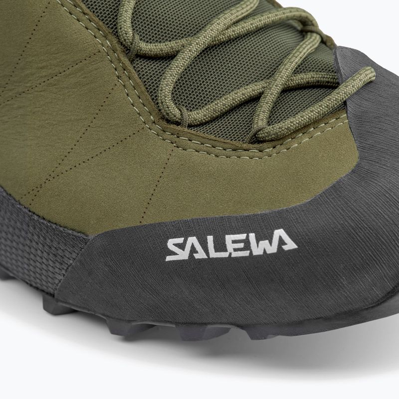 Vyriški priėjimo prie trasų batai Salewa Wildfire Leather 2 GTX faded green/black 15