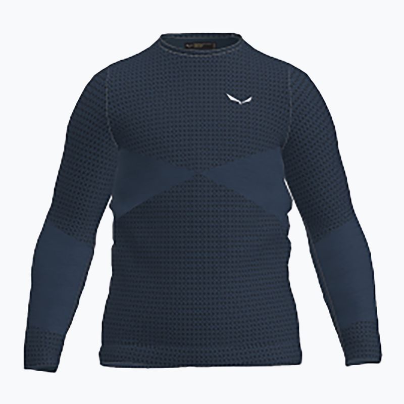Vaikiški termoaktyvūs marškinėliai Salewa Zebru Med Warm AMR pond blue