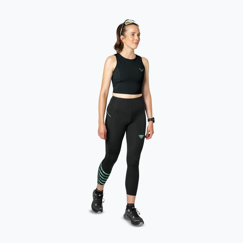 Moteriški bėgimo marškinėliai DYNAFIT Trail Crop Top black 2