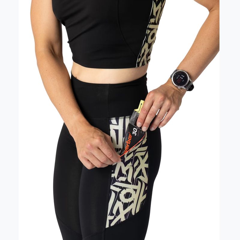 Moteriškos bėgimo tamprės DYNAFIT Trail 7/8 blackout overcast 4