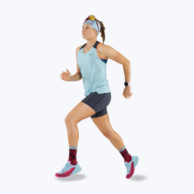 Moteriški bėgimo marškinėliai DYNAFIT Sky Tank cloud blue 3