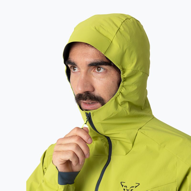 Vyriška softshell striukė DYNAFIT Transalper Dynastretch golden lime/0720 4