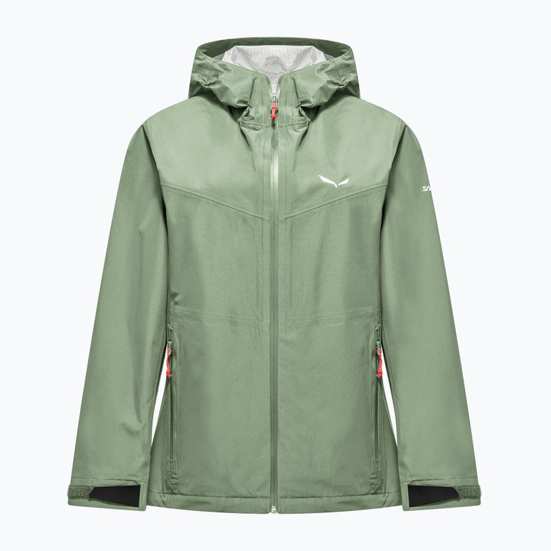 Moteriškas lietaus paltas Salewa Puez Aqua 4 Ptx 2.5L pastel green