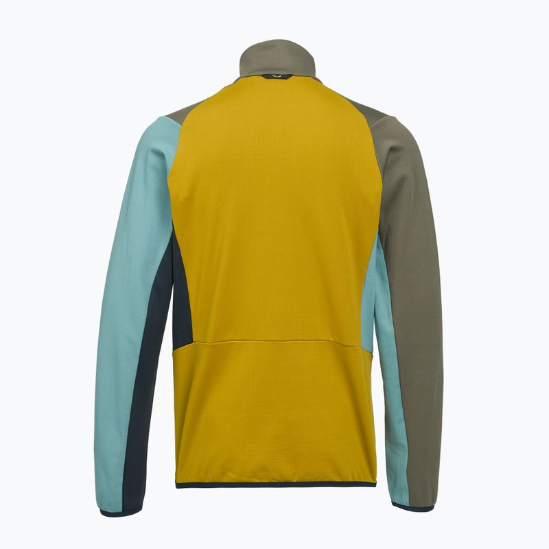 Vyriškas žygio džemperis Salewa Puez Cammio PL faded green/multi 2