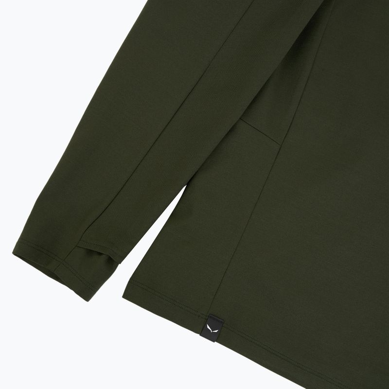 Vyriškas žygio džemperis Salewa Puez Sun Hoodie dark olive 4