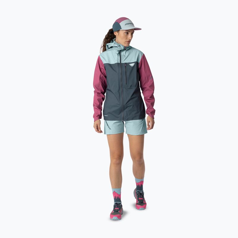 Moteriškas lietpaltis DYNAFIT Traverse 3L cinder cloud blue/3180 2