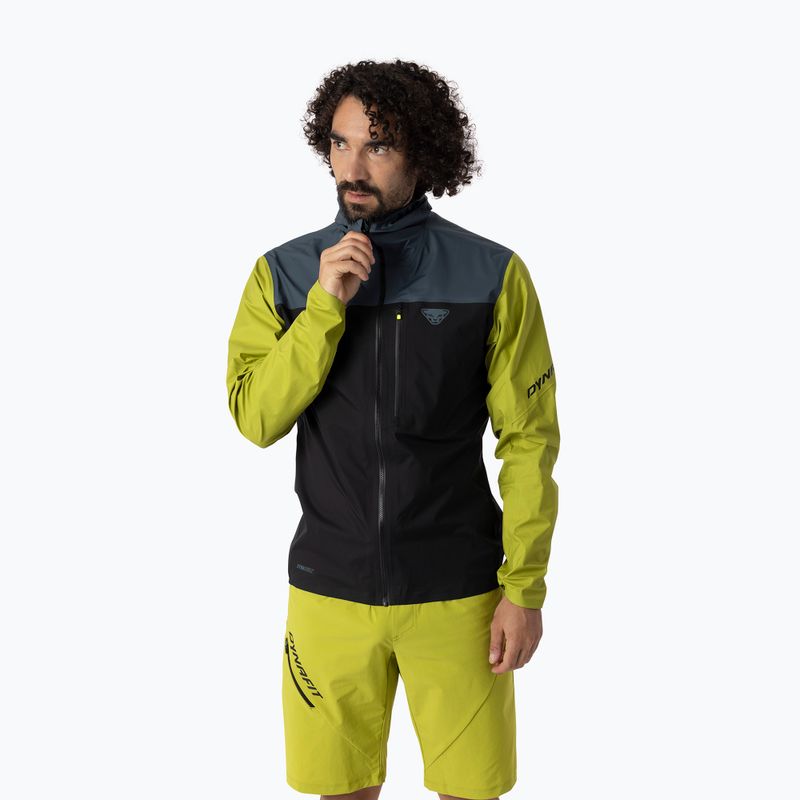 Vaikiška striukė nuo lietaus DYNAFIT Traverse 3L black out cinder/0720