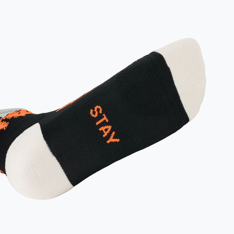 Kojinės DYNAFIT Traverse Crew black out ultra orange/4220 5