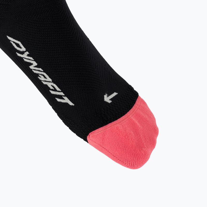 Kojinės DYNAFIT Traverse Crew black out ultra coral/6a10 4