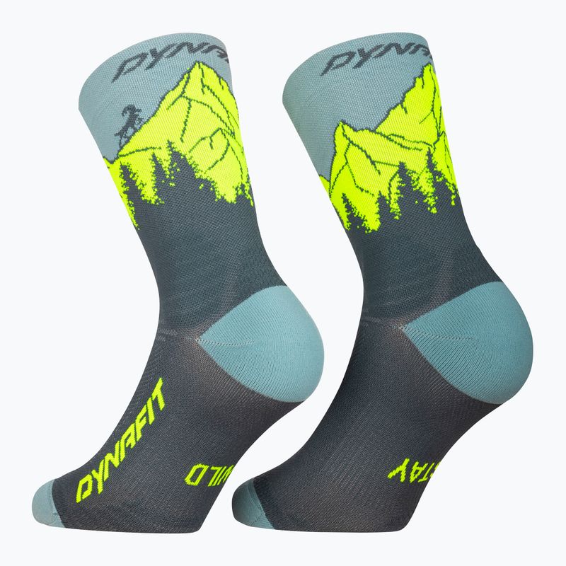 Kojinės DYNAFIT Traverse Crew cinder ultra yellow/5a30 6