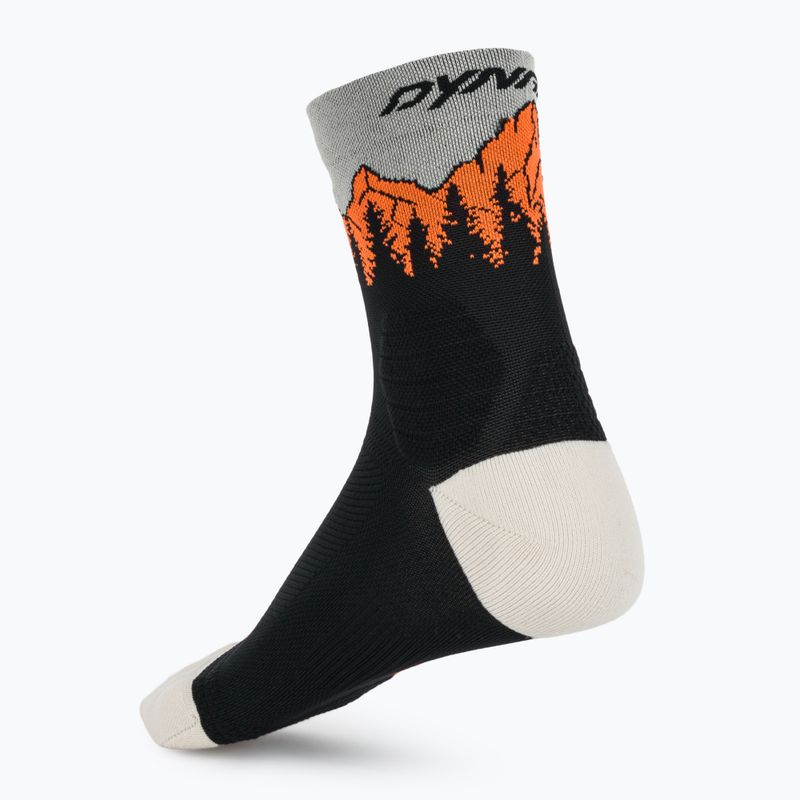 Slidinėjimo kojinės DYNAFIT Traverse Mid black out ultra orange/4220 2