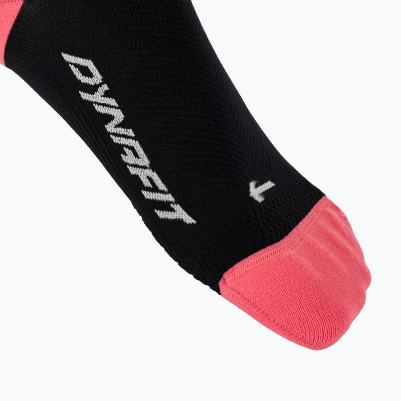 Slidinėjimo kojinės DYNAFIT Traverse Mid black out ultra coral/6a10 4