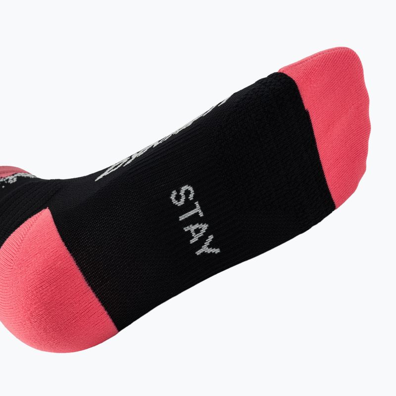 Slidinėjimo kojinės DYNAFIT Traverse Mid black out ultra coral/6a10 5