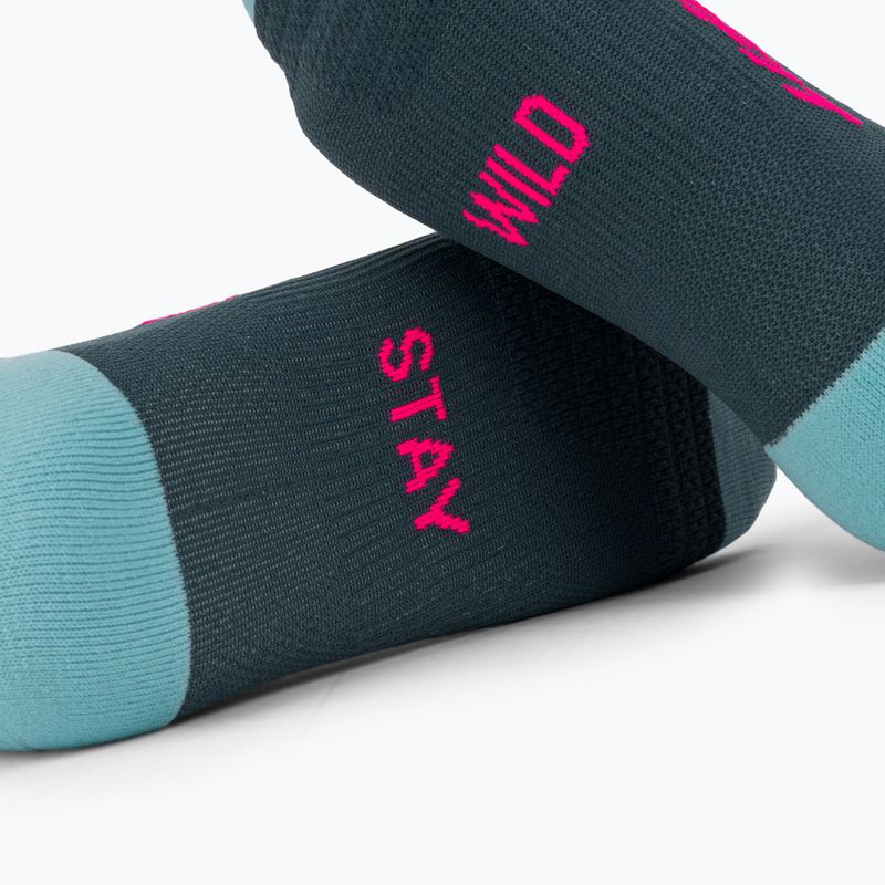 Slidinėjimo kojinės DYNAFIT Traverse Mid cinder pink glo/6070 6