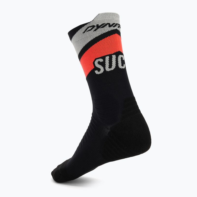 Kojinės DYNAFIT Ultra Crew black out ultra coral/6A10 2