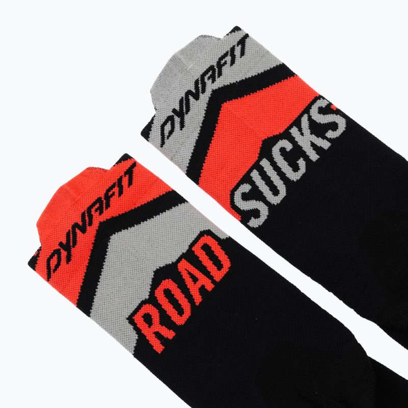 Kojinės DYNAFIT Ultra Crew black out ultra coral/6A10 3