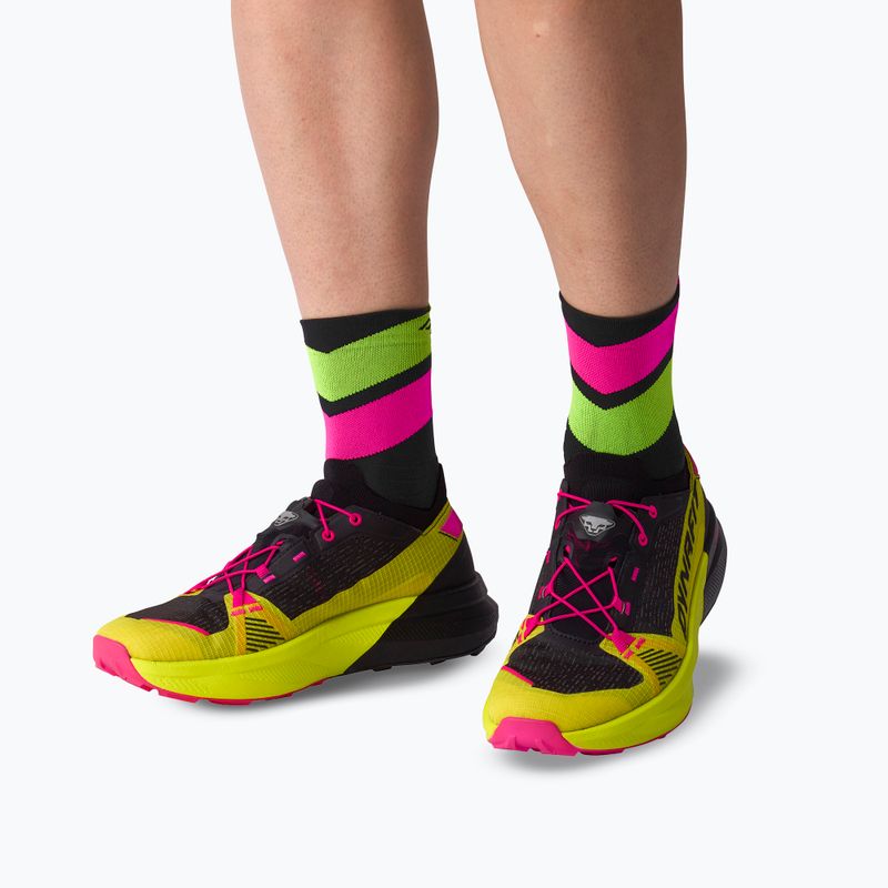 Kojinės DYNAFIT Ultra Mid black out pink glo/6070 5