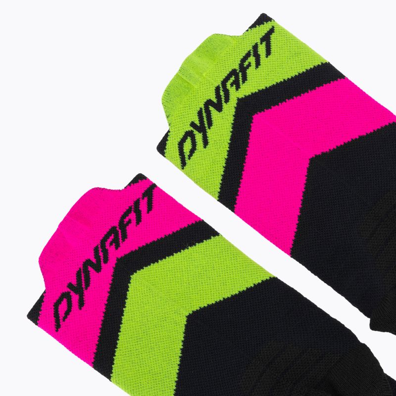 Kojinės DYNAFIT Ultra Mid black out pink glo/6070 3