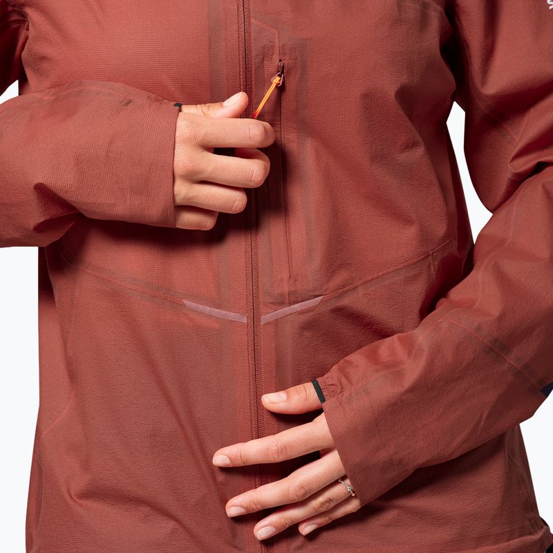 Moteriška lietpaltinė striukė Salewa Pedroc 2 PTX 2.5 Light etruscan red 4