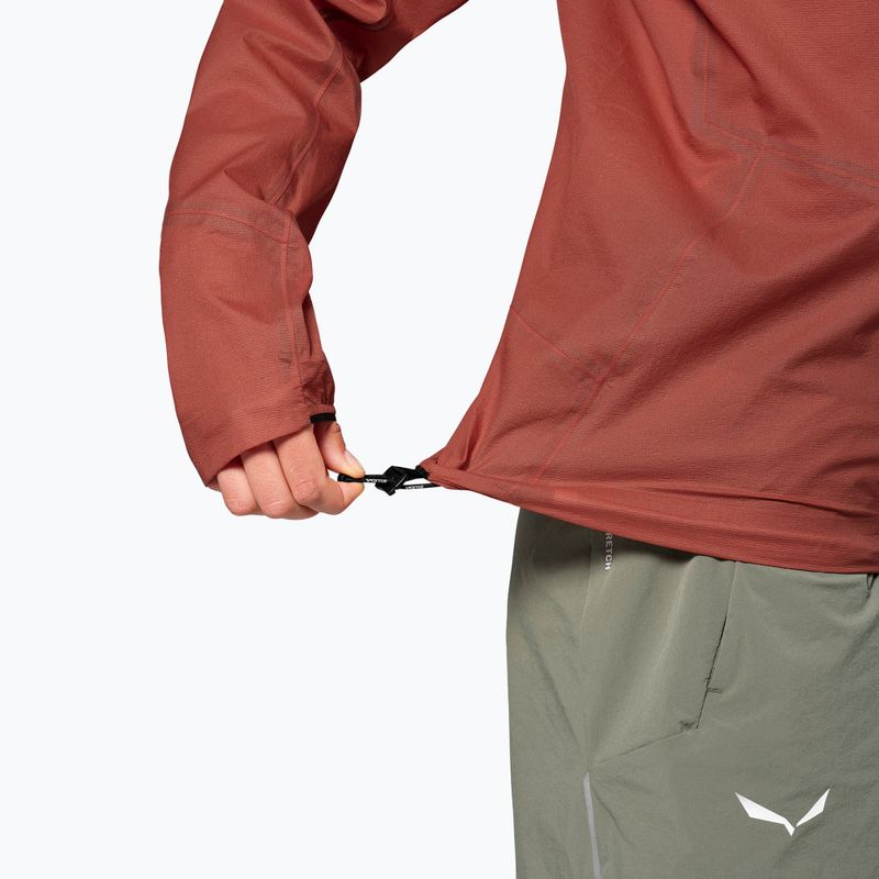 Moteriška lietpaltinė striukė Salewa Pedroc 2 PTX 2.5 Light etruscan red 6