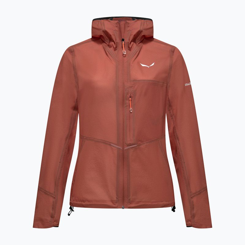 Moteriška lietpaltinė striukė Salewa Pedroc 2 PTX 2.5 Light etruscan red 9