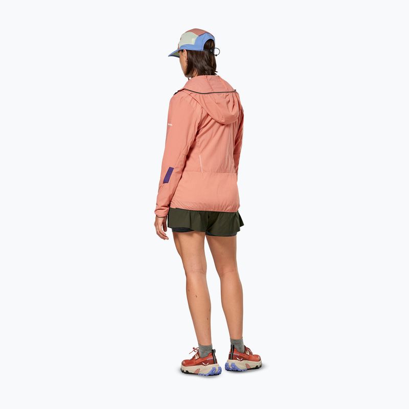 Moteriška vėjui atspari striukė Salewa Pedroc Wind HD Light desert pink 3