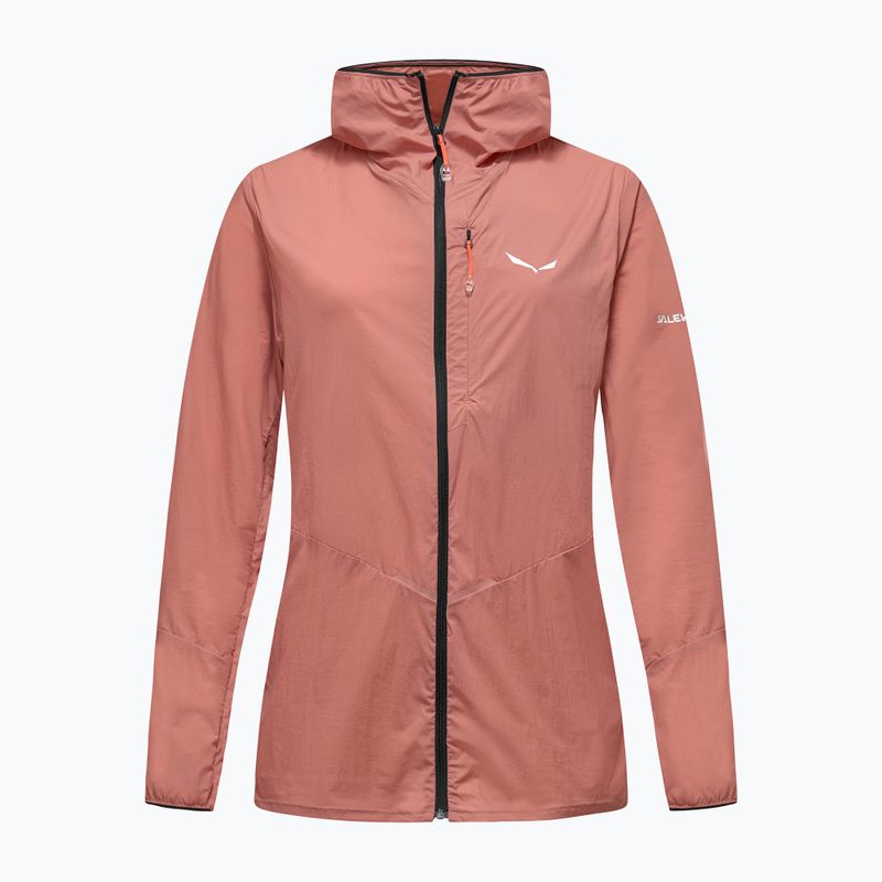 Moteriška vėjui atspari striukė Salewa Pedroc Wind HD Light desert pink 5