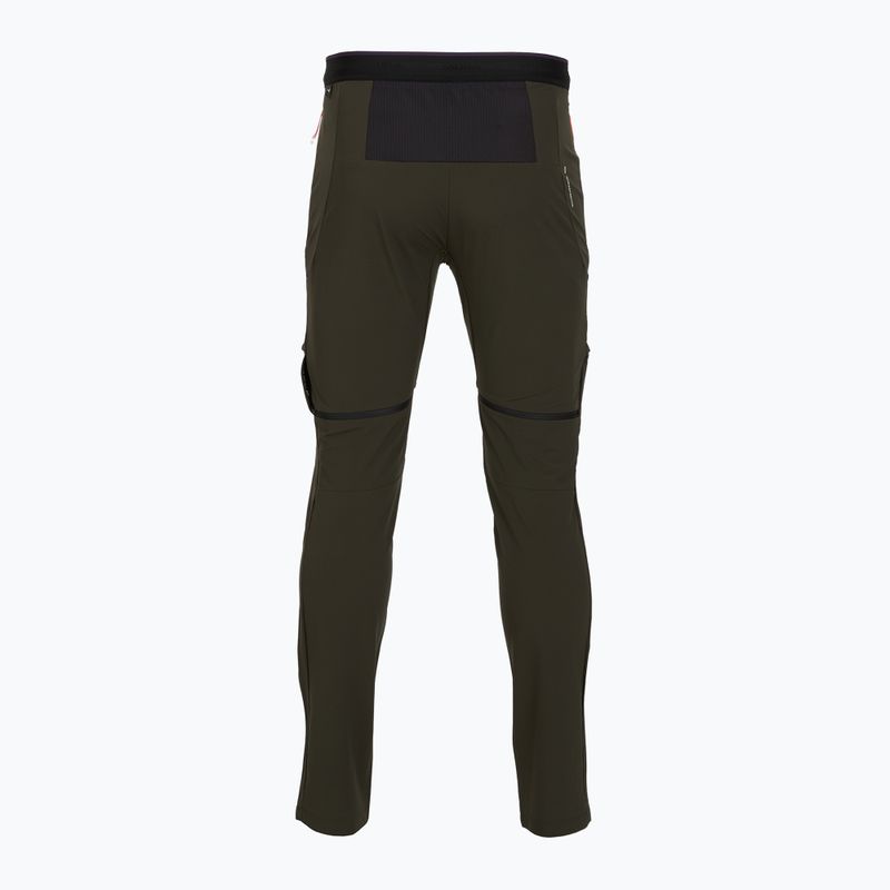 Vyriškos žygio kelnės Salewa Pedroc 3 DST 2IN1 dark olive 2