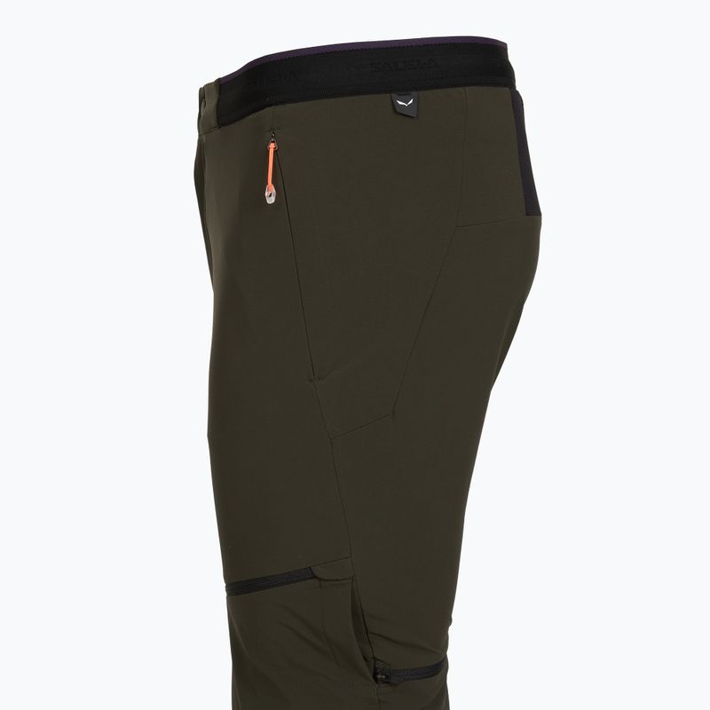 Vyriškos žygio kelnės Salewa Pedroc 3 DST 2IN1 dark olive 4