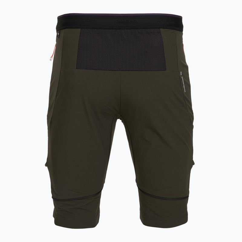 Vyriškos žygio kelnės Salewa Pedroc 3 DST 2IN1 dark olive 6