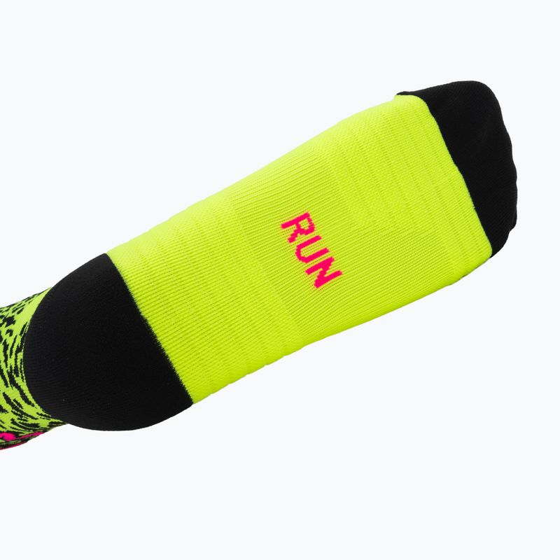 Kojinės DYNAFIT Run Wild Crew ultra yellow 4