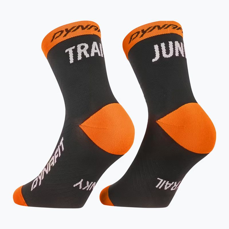 Kojinės DYNAFIT Trail Mid black out ultra orange/4220 5