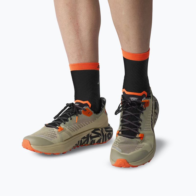 Kojinės DYNAFIT Trail Mid black out ultra orange/4220 6