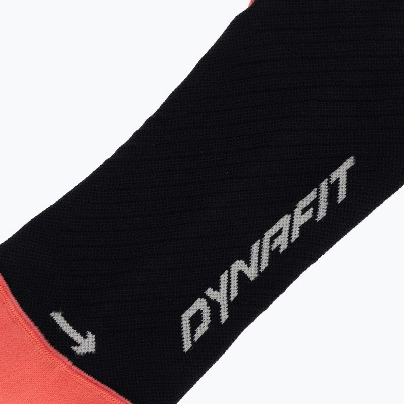 Kojinės DYNAFIT Trail Short black out ultra coral/6A10 3