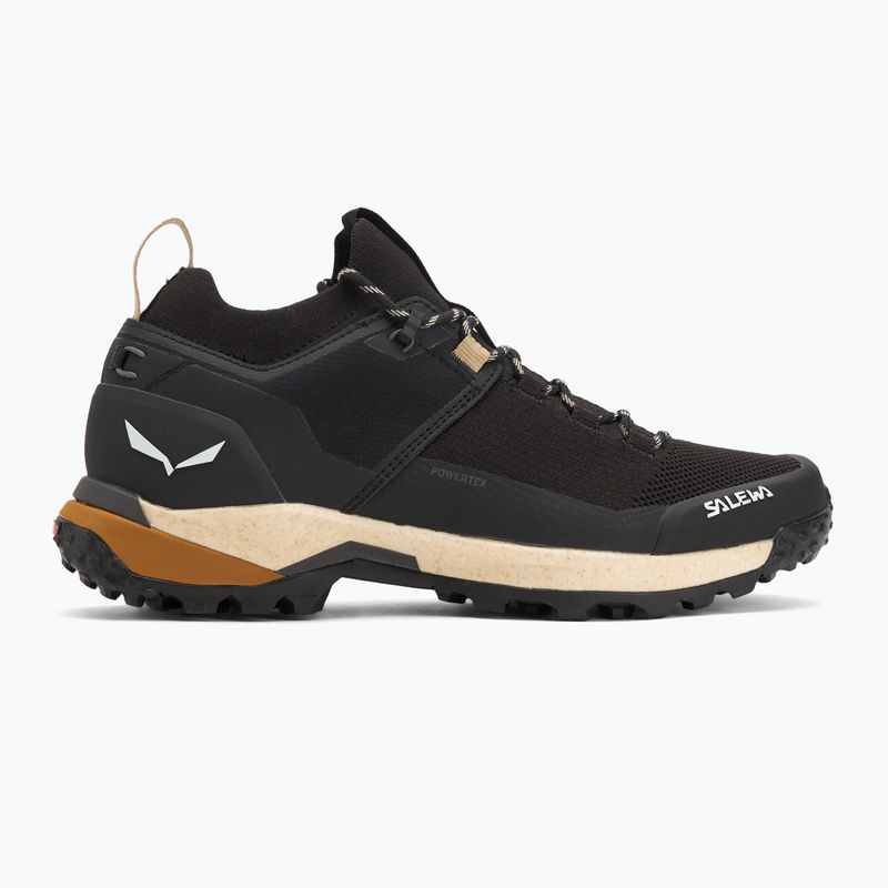 Vyriški žygio batai Salewa Puez 2 Knit Powertex black/black 2