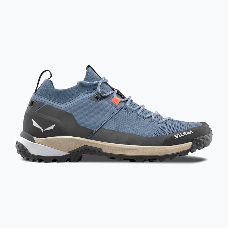 Vyriški žygio batai Salewa Puez 2 Knit Powertex java blue/black 2