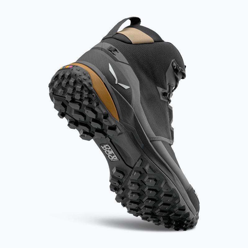Salewa vyriški trekingo batai Puez 2 Mid Ptx black/black 8