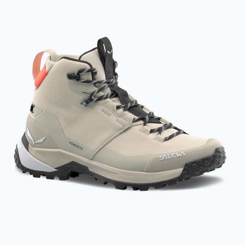 Salewa moteriški trekingo batai Puez 2 Mid Ptx oatmeal/oatmeal