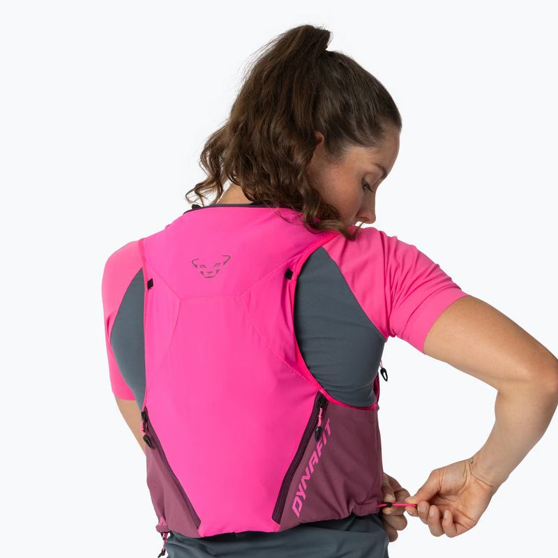 Bėgimo liemenė DYNAFIT Alpine 8 Vest pink glo/amaranth 4