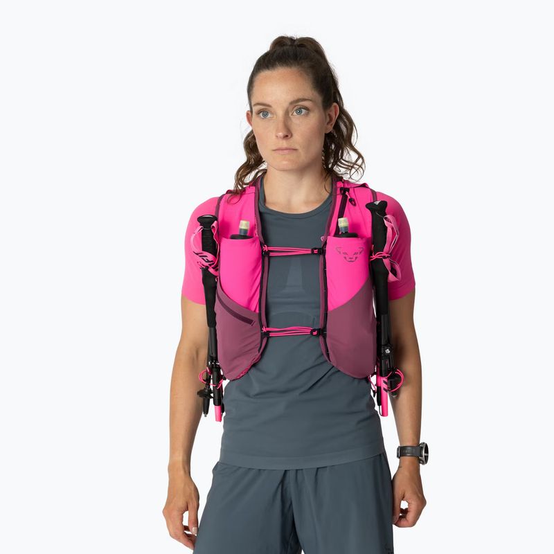 Bėgimo liemenė DYNAFIT Alpine 15 Vest pink glo/amaranth 2
