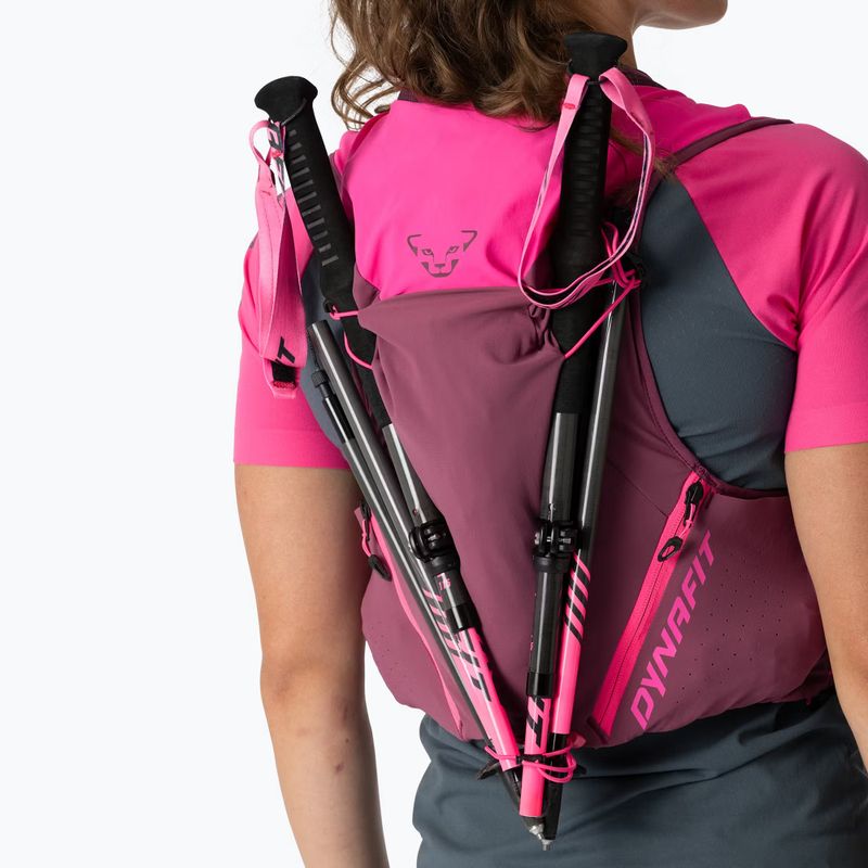 Bėgimo liemenė DYNAFIT Alpine 15 Vest pink glo/amaranth 7