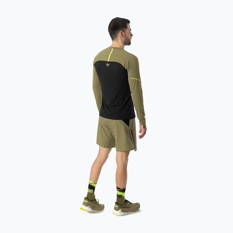 Vyriški bėgimo marškinėliai su ilgomis rankovėmis DYNAFIT Alpine Pro military green/0910 3
