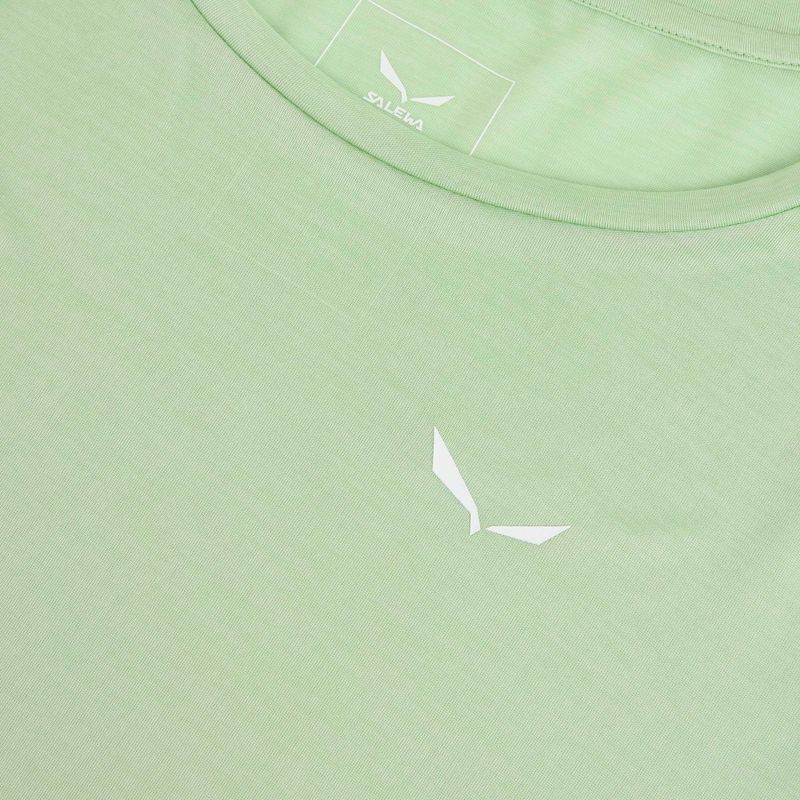 Moteriški žygio marškinėliai ilgomis rankovėmis Salewa Puez Melange Dry pastel green melange 3