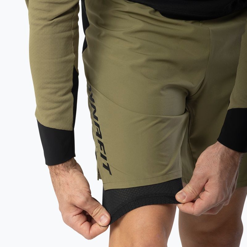 Vyriški bėgimo šortai DYNAFIT Alpine Pro 2IN1 military green 4
