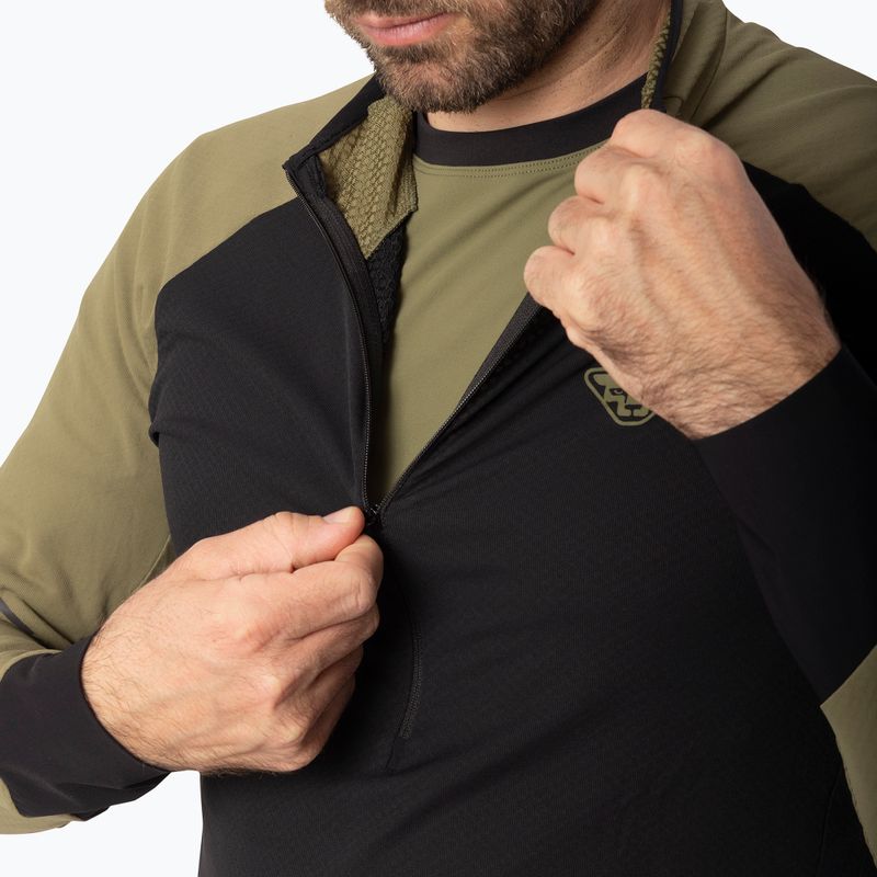 Vyriškas bėgimo džemperis Dynafit Alpine LS 1/2 Zip Tee military green/0910 4