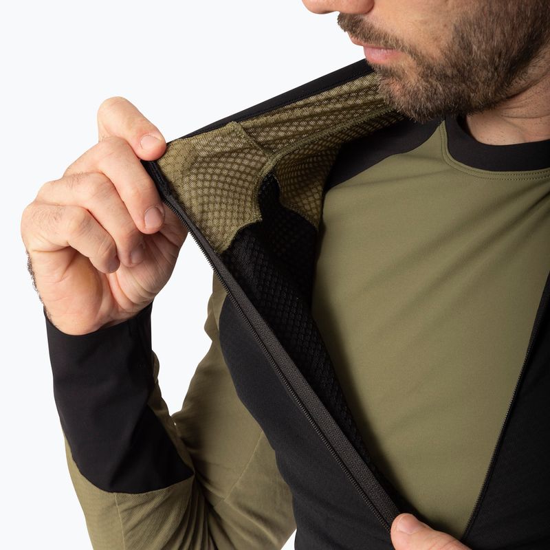 Vyriškas bėgimo džemperis Dynafit Alpine LS 1/2 Zip Tee military green/0910 5