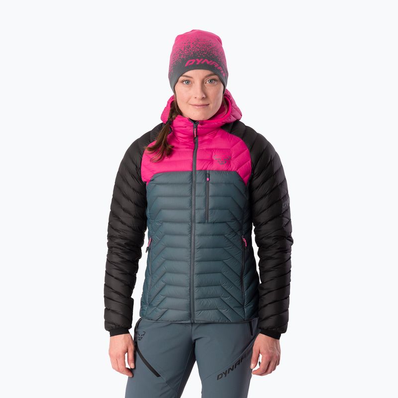 Moteriška kalnų slidinėjimo striukė DYNAFIT Radical RDS Down Hooded Jacket black out/6550/0720