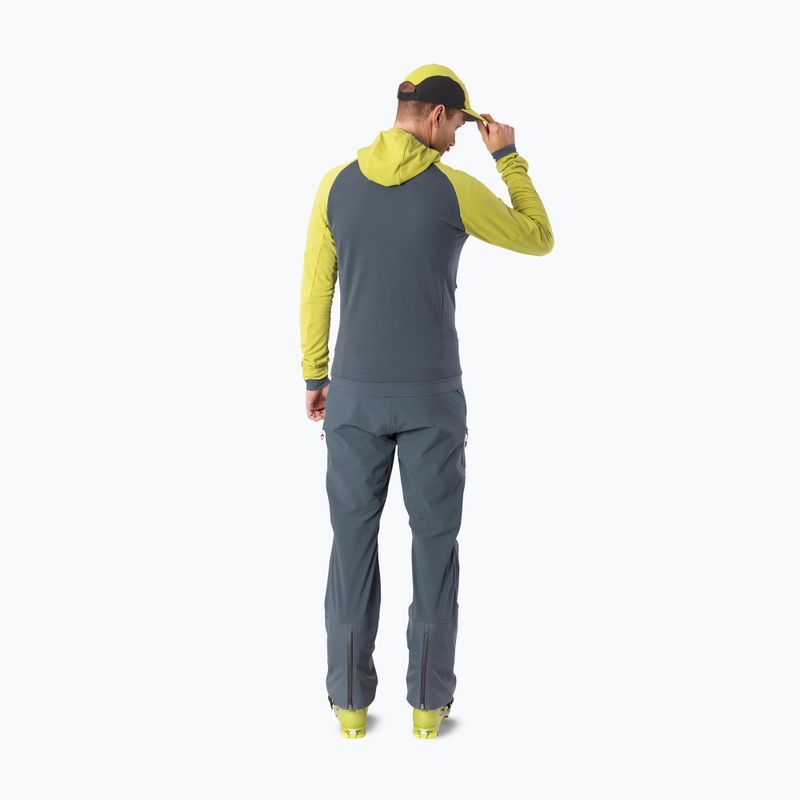 Vyriškas DYNAFIT Radical Polartec slidinėjimo džemperis su gobtuvu, spalva golden lime/0720 2
