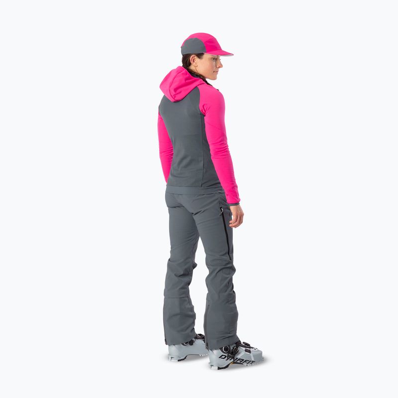 Moteriškas DYNAFIT Radical Polartec skitūro džemperis su kapišonu flamingo/0720 3