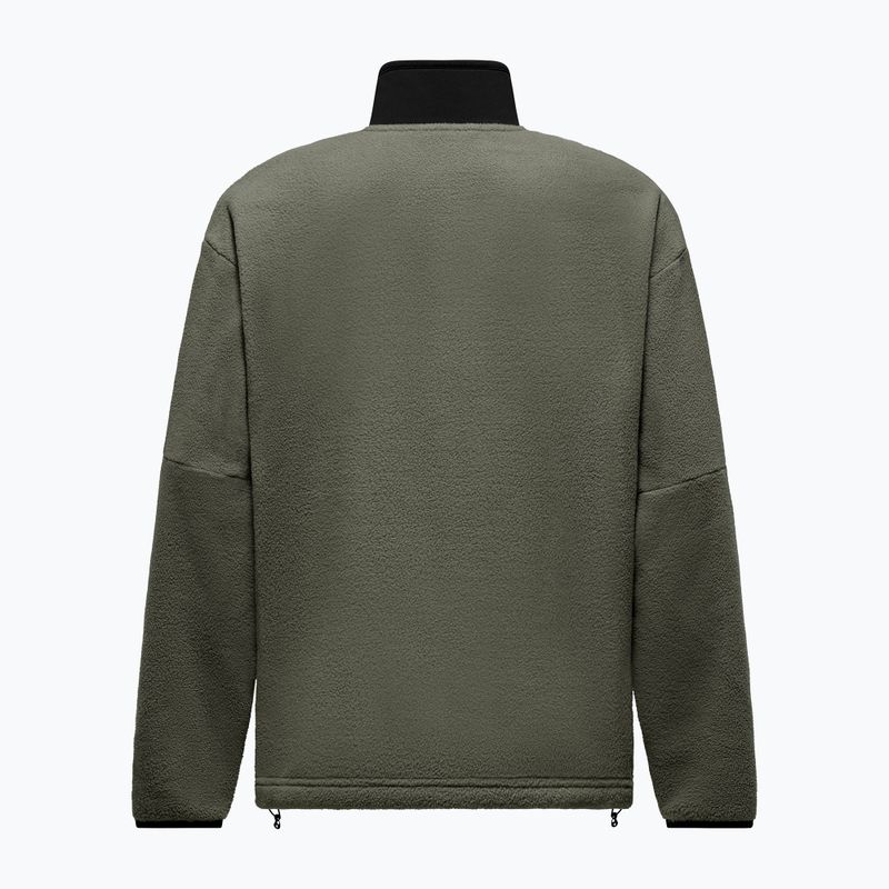 Vyriškas flisinis džemperis Salewa Fanes Full Zip faded green 2